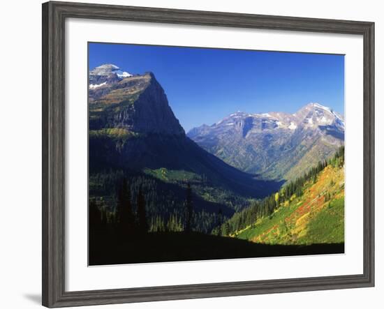 Autumn Near Logan Pass, Glacier National Park, Montana, USA-Adam Jones-Framed Photographic Print