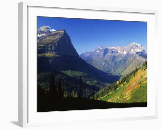 Autumn Near Logan Pass, Glacier National Park, Montana, USA-Adam Jones-Framed Photographic Print