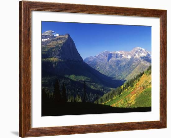 Autumn Near Logan Pass, Glacier National Park, Montana, USA-Adam Jones-Framed Photographic Print