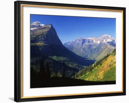 Autumn Near Logan Pass, Glacier National Park, Montana, USA-Adam Jones-Framed Photographic Print