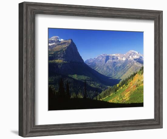 Autumn Near Logan Pass, Glacier National Park, Montana, USA-Adam Jones-Framed Photographic Print