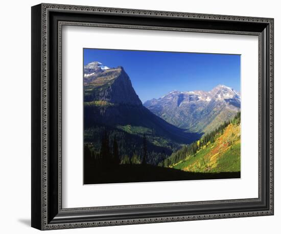 Autumn Near Logan Pass, Glacier National Park, Montana, USA-Adam Jones-Framed Photographic Print