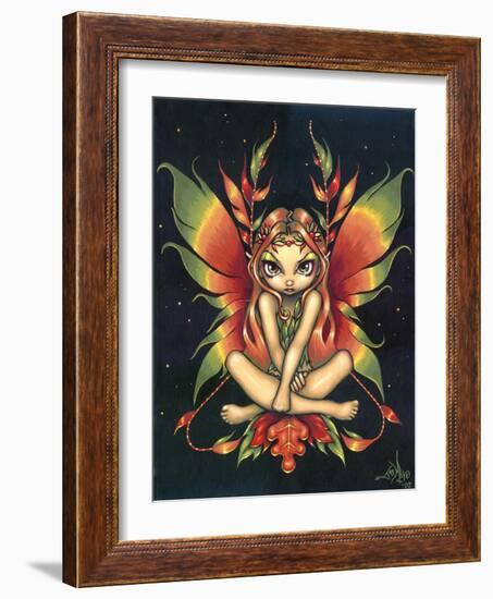 Autumn Night Fairy-Jasmine Becket-Griffith-Framed Art Print