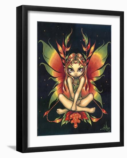 Autumn Night Fairy-Jasmine Becket-Griffith-Framed Art Print