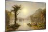 Autumn on Greenwood Lake, 1861 (Oil on Canvas)-Jasper Francis Cropsey-Mounted Giclee Print