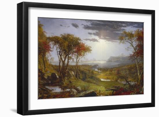 Autumn-On the Hudson River, 1860-Jasper Francis Cropsey-Framed Art Print