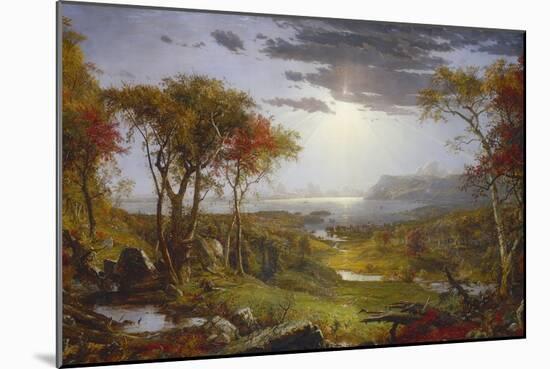 Autumn-On the Hudson River, 1860-Jasper Francis Cropsey-Mounted Art Print