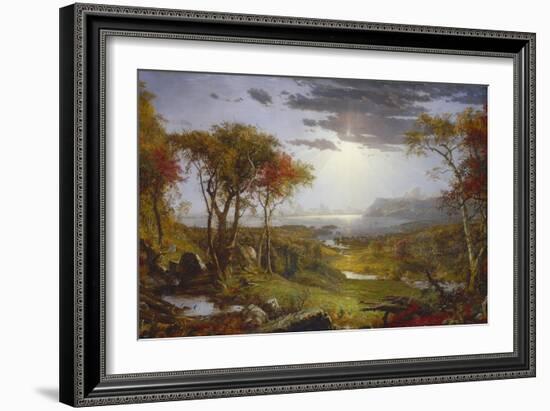 Autumn-On the Hudson River, 1860-Jasper Francis Cropsey-Framed Art Print