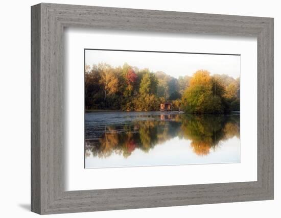 Autumn on the Water-Philippe Sainte-Laudy-Framed Photographic Print