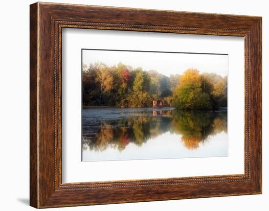 Autumn on the Water-Philippe Sainte-Laudy-Framed Photographic Print