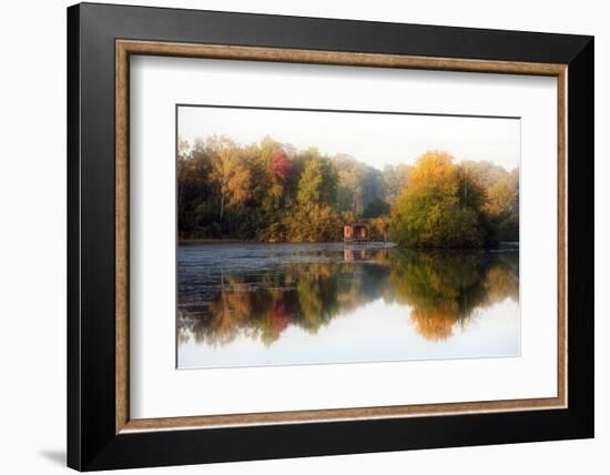 Autumn on the Water-Philippe Sainte-Laudy-Framed Photographic Print