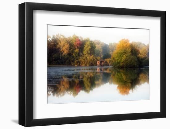 Autumn on the Water-Philippe Sainte-Laudy-Framed Photographic Print