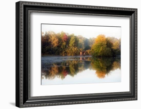 Autumn on the Water-Philippe Sainte-Laudy-Framed Photographic Print