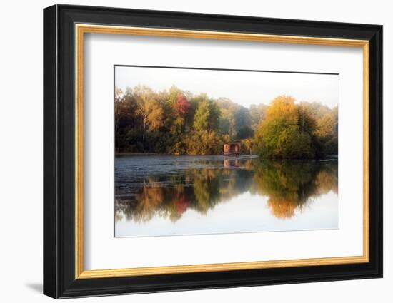 Autumn on the Water-Philippe Sainte-Laudy-Framed Photographic Print