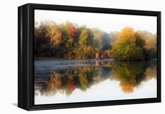 Autumn on the Water-Philippe Sainte-Laudy-Framed Premier Image Canvas