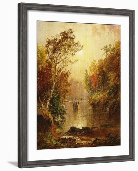 Autumn on the Wawayanda, 1877-Jasper Francis Cropsey-Framed Premium Giclee Print