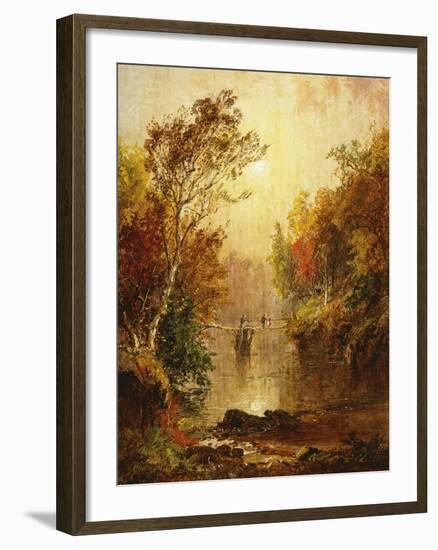 Autumn on the Wawayanda, 1877-Jasper Francis Cropsey-Framed Premium Giclee Print