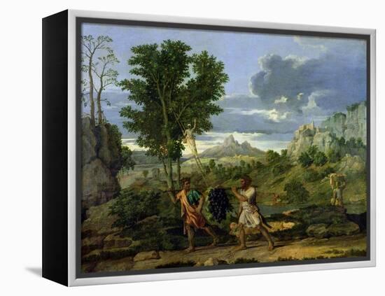 Autumn, or the Bunch of Grapes Taken from the Promised Land, 1660-64-Nicolas Poussin-Framed Premier Image Canvas