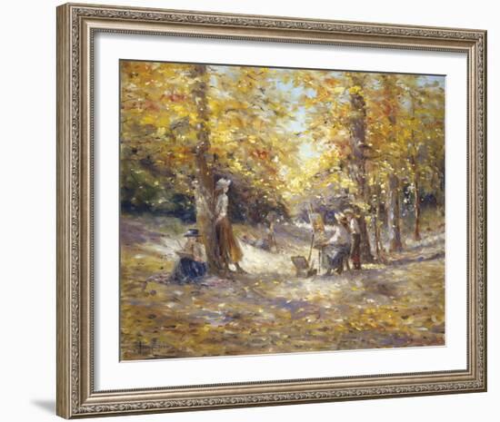 Autumn Paint Out-Judy Talacko-Framed Giclee Print