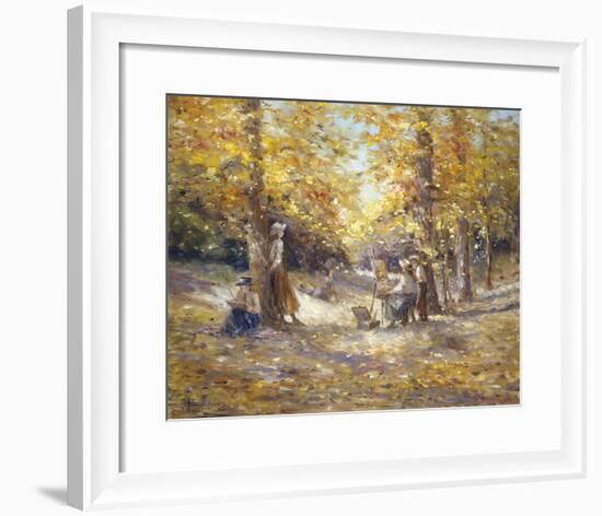 Autumn Paint Out-Judy Talacko-Framed Giclee Print