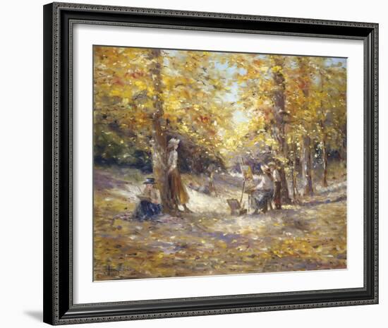 Autumn Paint Out-Judy Talacko-Framed Giclee Print