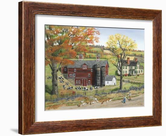 Autumn Pasture-Bob Fair-Framed Giclee Print