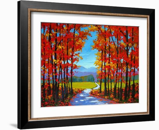 Autumn Path III-Patty Baker-Framed Art Print