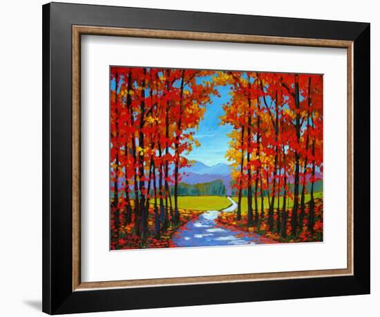 Autumn Path III-Patty Baker-Framed Art Print