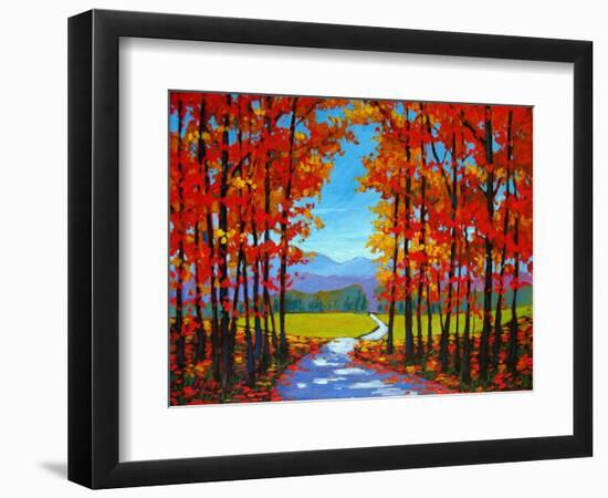 Autumn Path III-Patty Baker-Framed Art Print