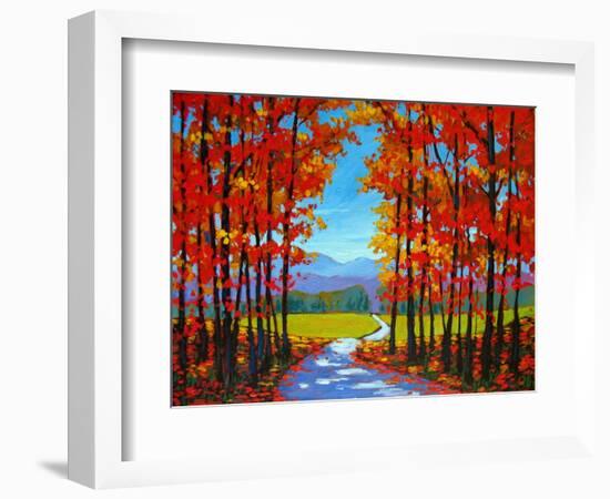 Autumn Path III-Patty Baker-Framed Art Print