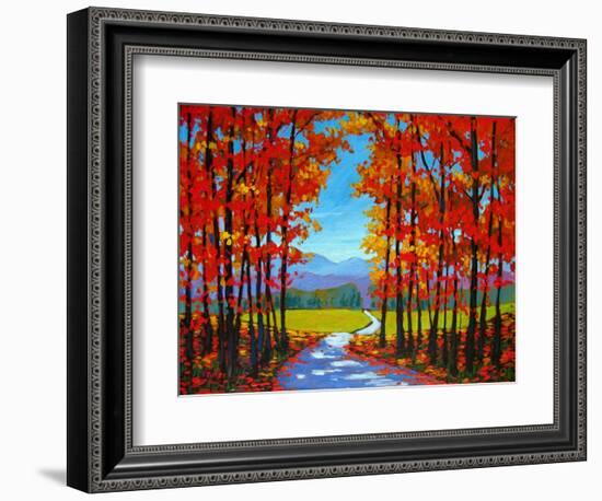 Autumn Path III-Patty Baker-Framed Art Print