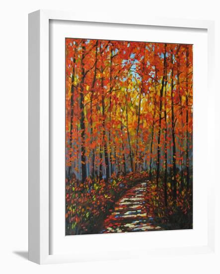 Autumn Path IX-Patty Baker-Framed Art Print