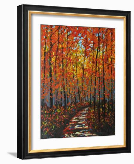 Autumn Path IX-Patty Baker-Framed Art Print
