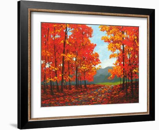 Autumn Path-Patty Baker-Framed Art Print