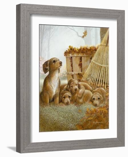 Autumn Playtime-Ruane Manning-Framed Art Print