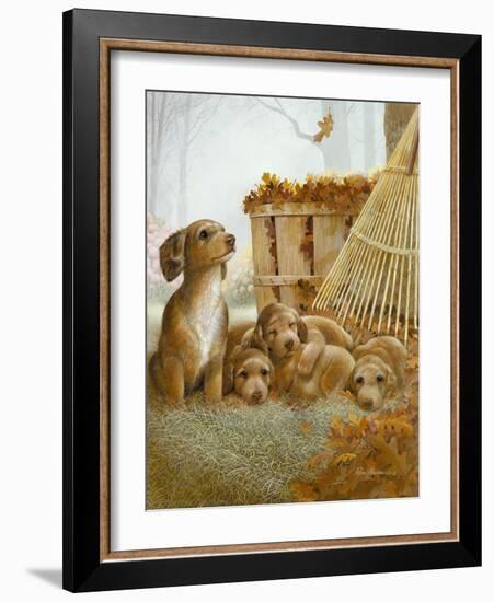 Autumn Playtime-Ruane Manning-Framed Art Print