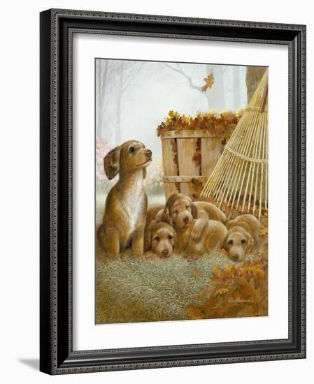 Autumn Playtime-Ruane Manning-Framed Art Print