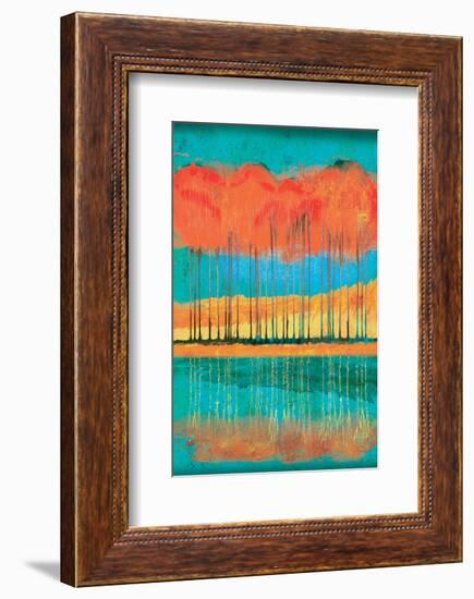 Autumn Pond-Toy Jones-Framed Art Print