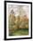 Autumn, Poplars, Eragny-Camille Pissarro-Framed Giclee Print