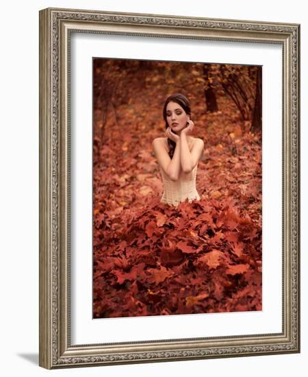 Autumn Queen-Dimitri Caceaune-Framed Photographic Print