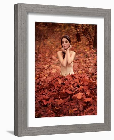 Autumn Queen-Dimitri Caceaune-Framed Photographic Print