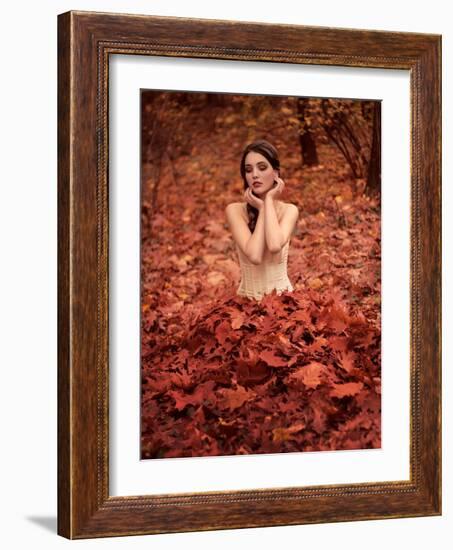 Autumn Queen-Dimitri Caceaune-Framed Photographic Print