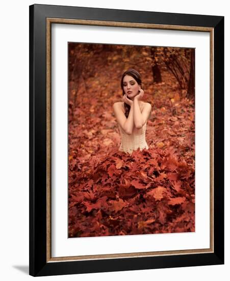 Autumn Queen-Dimitri Caceaune-Framed Photographic Print