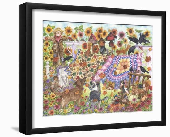 Autumn Quilts-Wendy Edelson-Framed Giclee Print