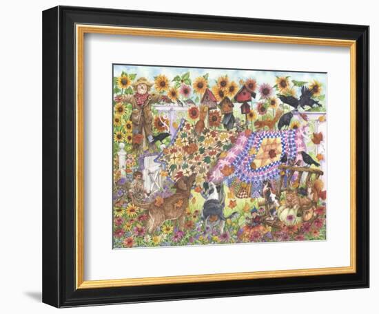 Autumn Quilts-Wendy Edelson-Framed Giclee Print