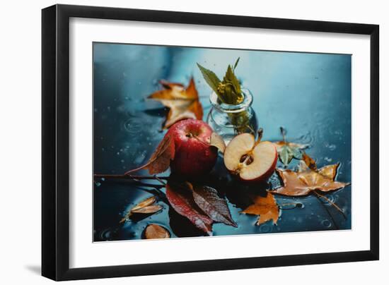 Autumn Rain and Apples-Dina Belenko-Framed Photographic Print