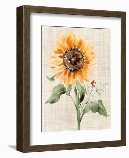 Autumn Ramble III Linen-Katrina Pete-Framed Premium Giclee Print