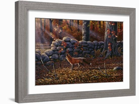 Autumn Reds - Red Fox-Wilhelm Goebel-Framed Giclee Print