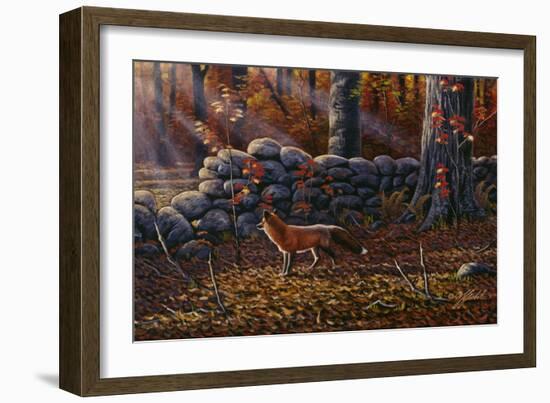 Autumn Reds - Red Fox-Wilhelm Goebel-Framed Giclee Print