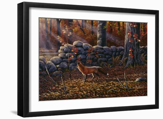 Autumn Reds - Red Fox-Wilhelm Goebel-Framed Giclee Print